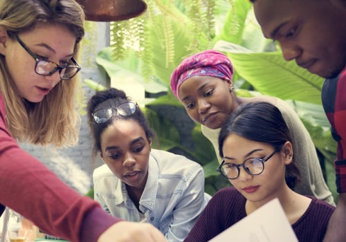 teacher consultant in school with black students